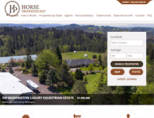 Tablet Screenshot of horseproperties.net